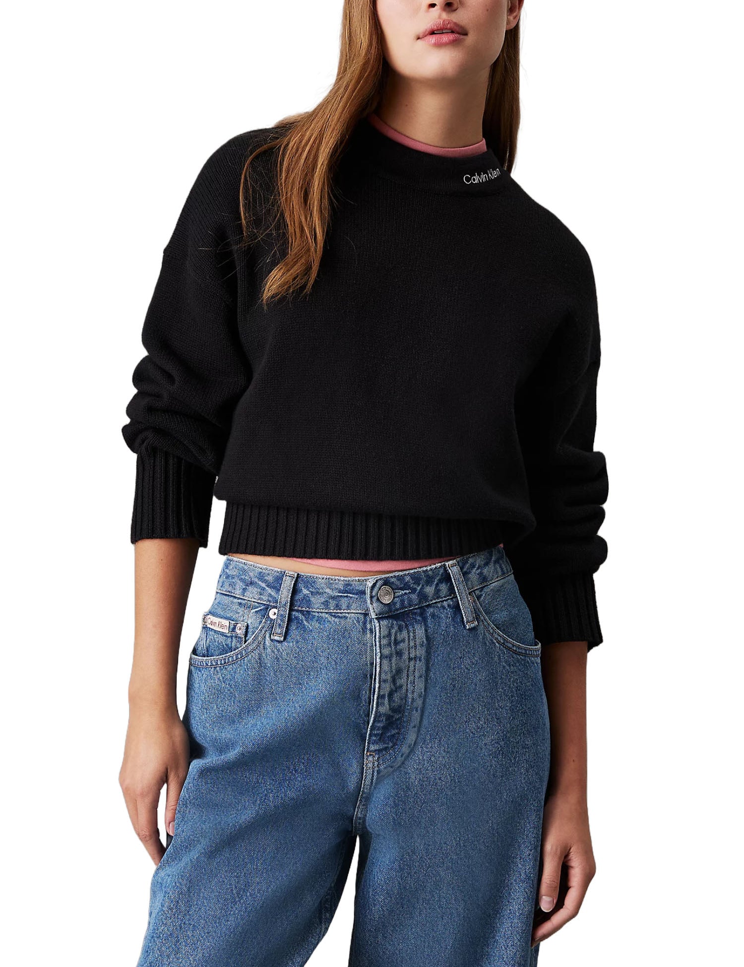 Maglioncini Nero Calvin Klein Jeans