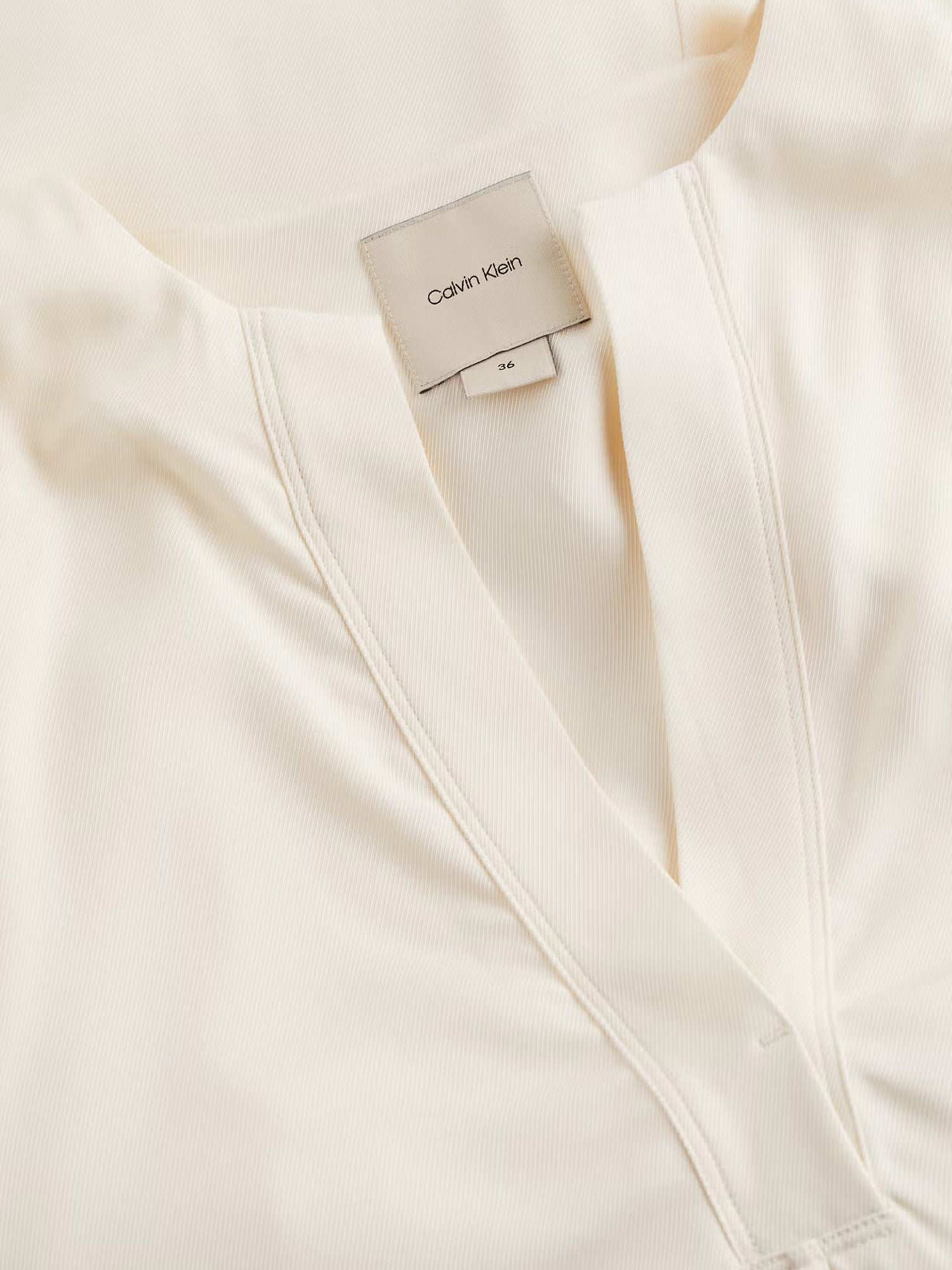 Bluse Avorio Calvin Klein