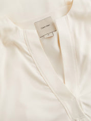 Bluse Avorio Calvin Klein