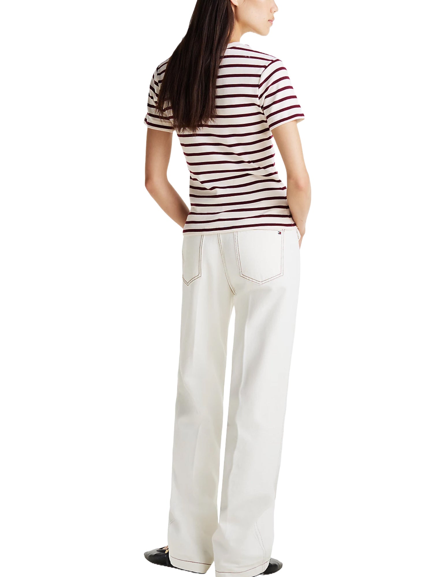 T-shirt Bordeaux Tommy Hilfiger