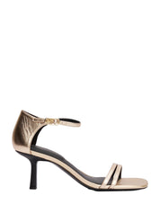 Sandali tacco Dorato Tommy Hilfiger