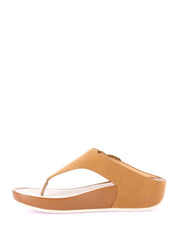 Sandali zeppa Marrone Grunland