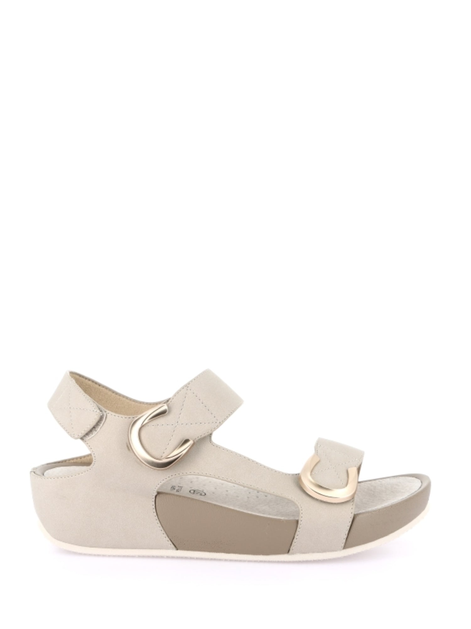 Sandali zeppa Beige Grunland
