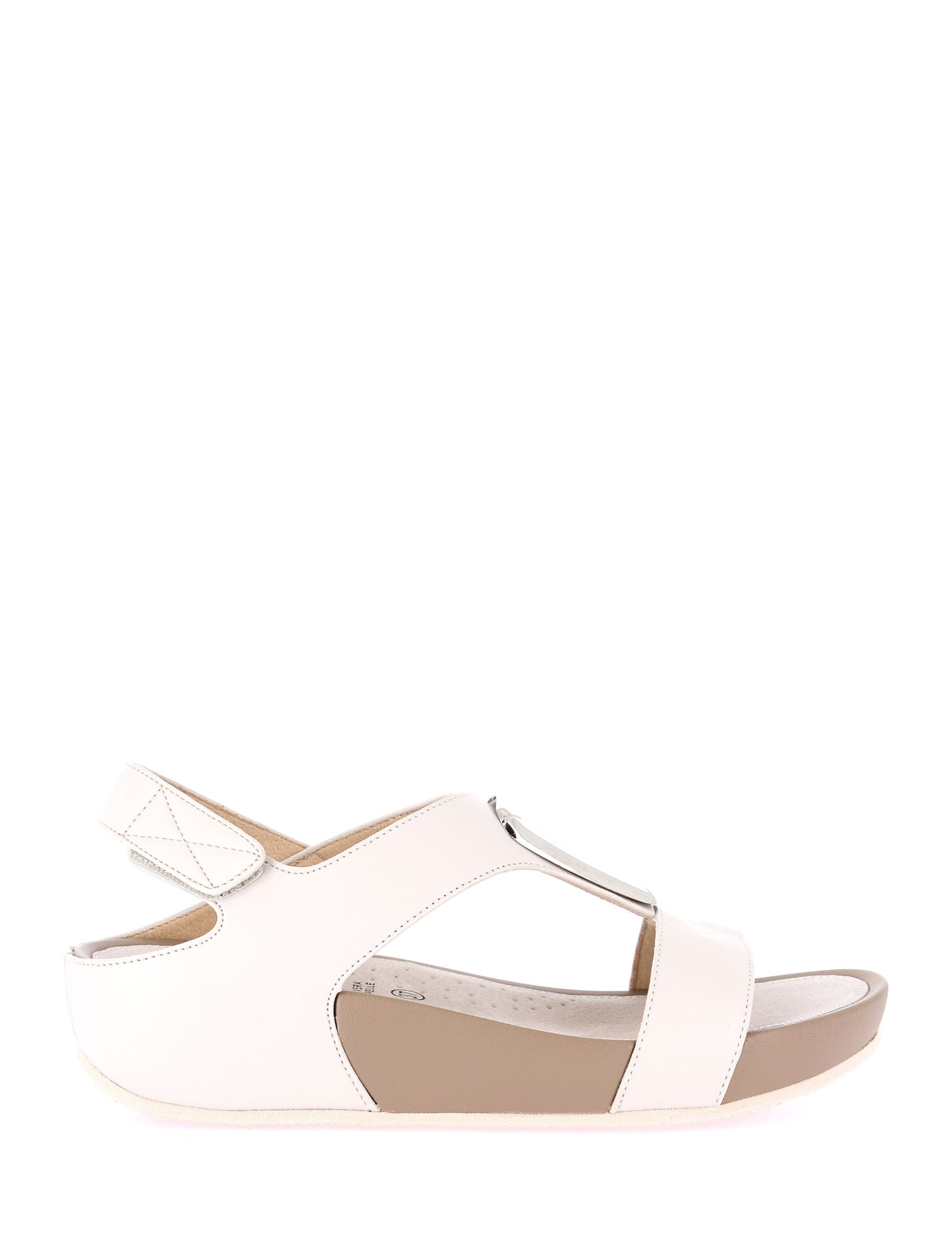 Sandali con strappi Beige Grunland