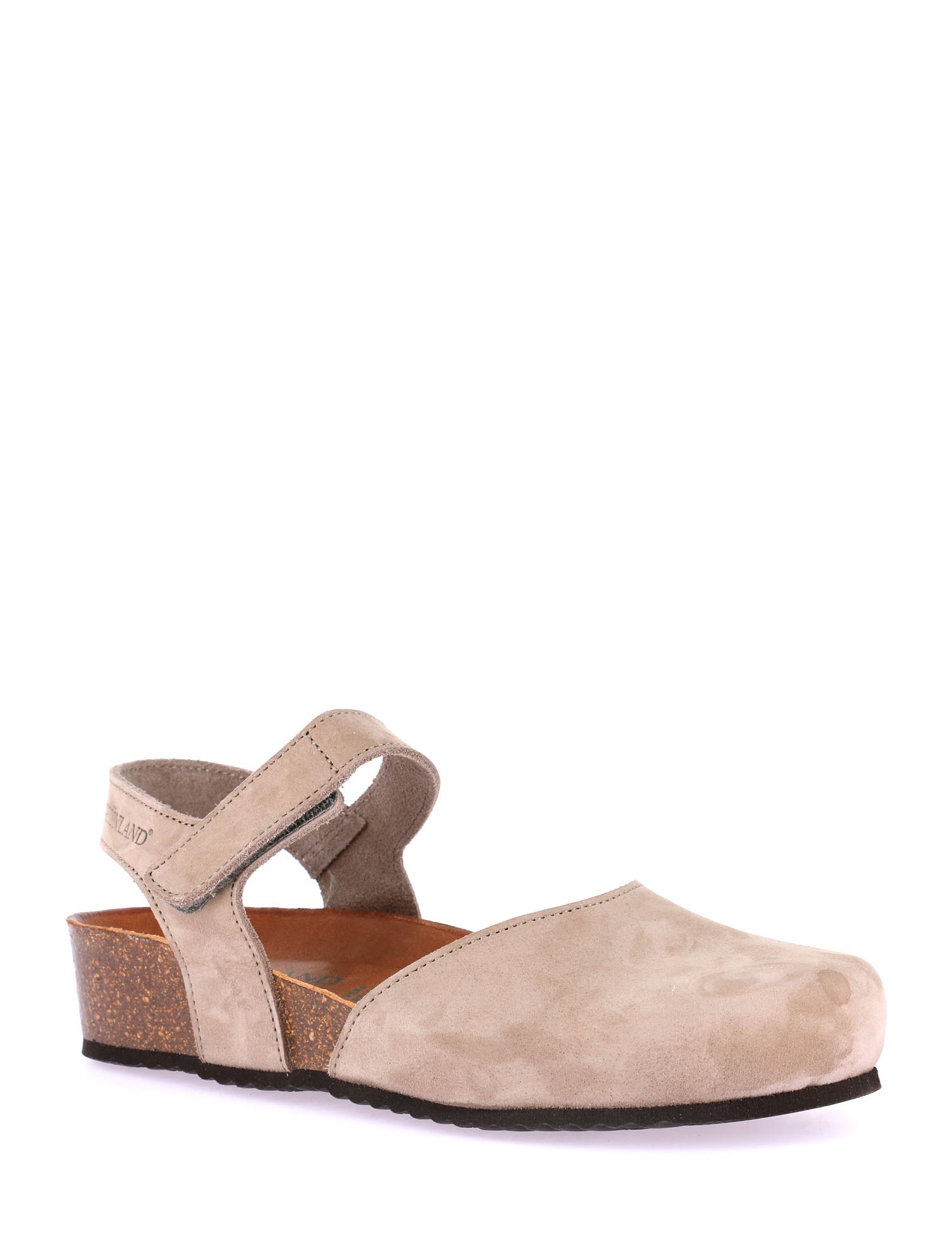 Sandali con strappi Tortora Grunland