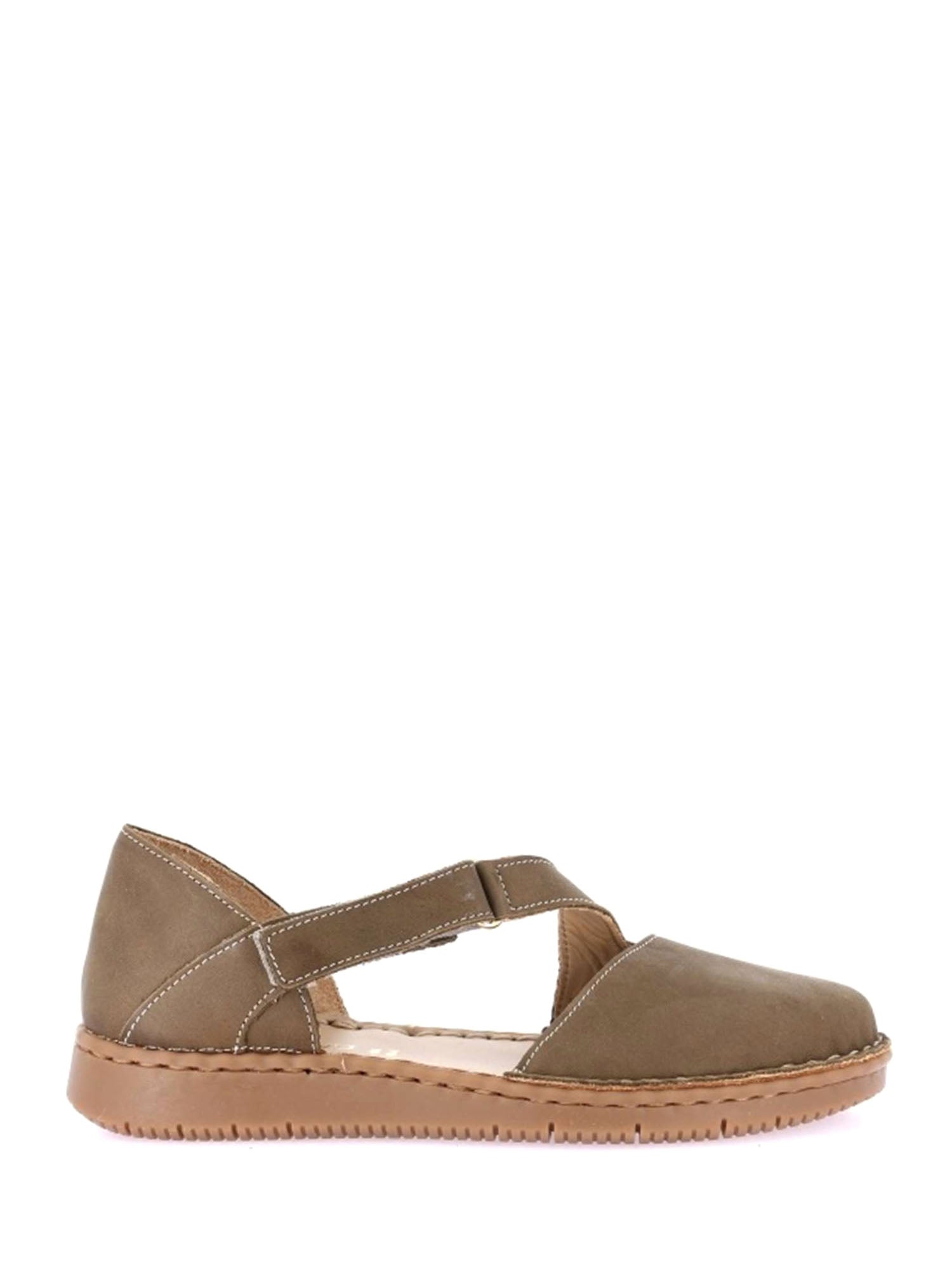Sandali con strappi Verde Grunland
