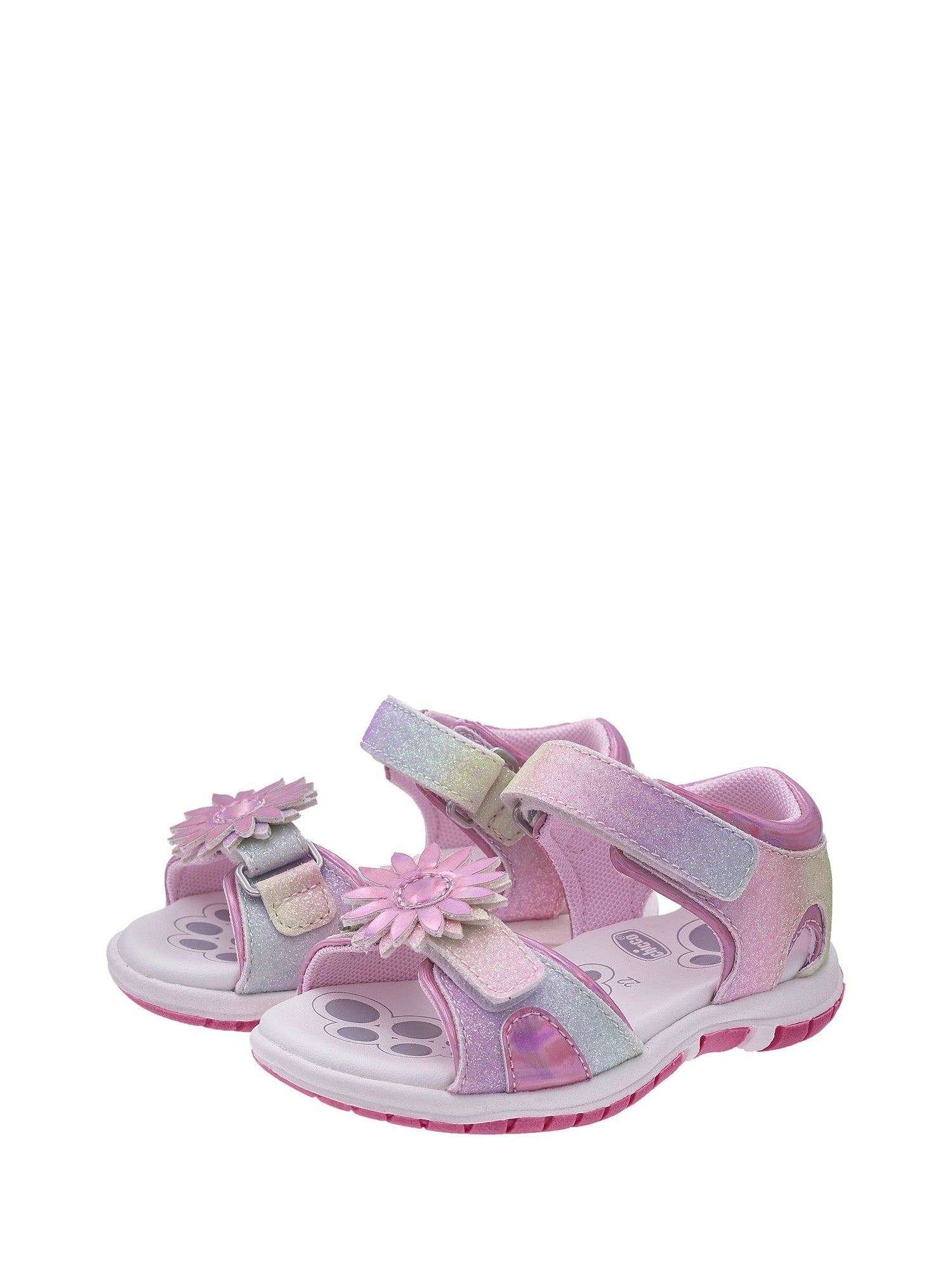 Sandali con strappi Rosa Chicco