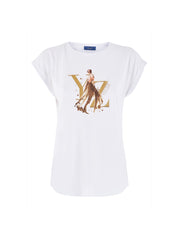 T-shirt Bianco Yes-zee