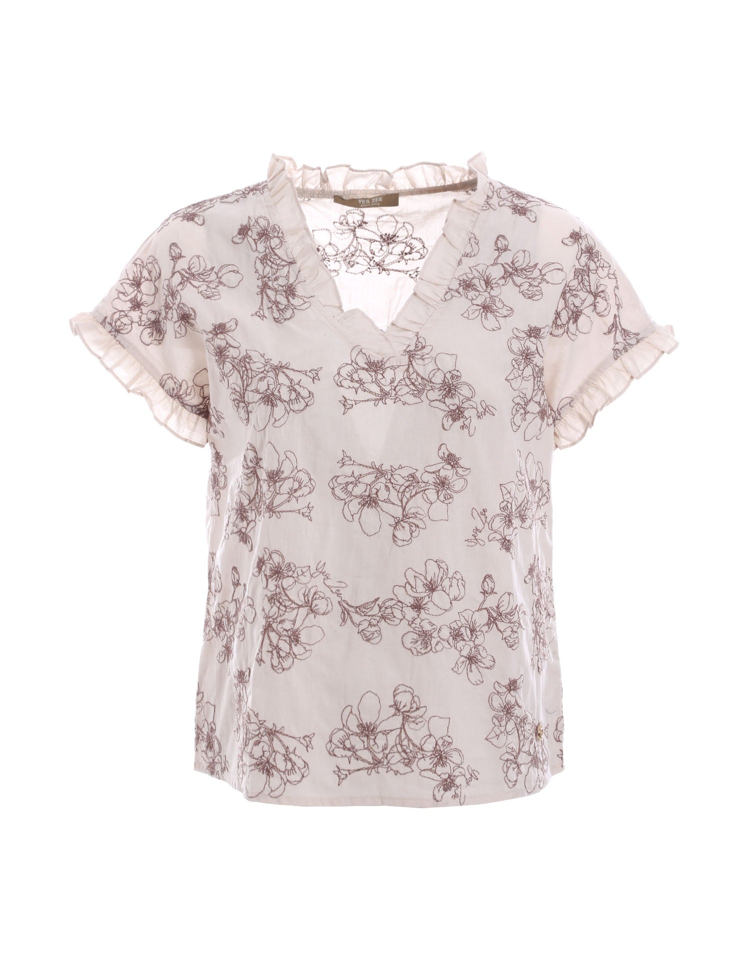 Bluse Beige Yes-zee