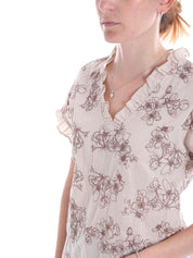 Bluse Beige Yes-zee
