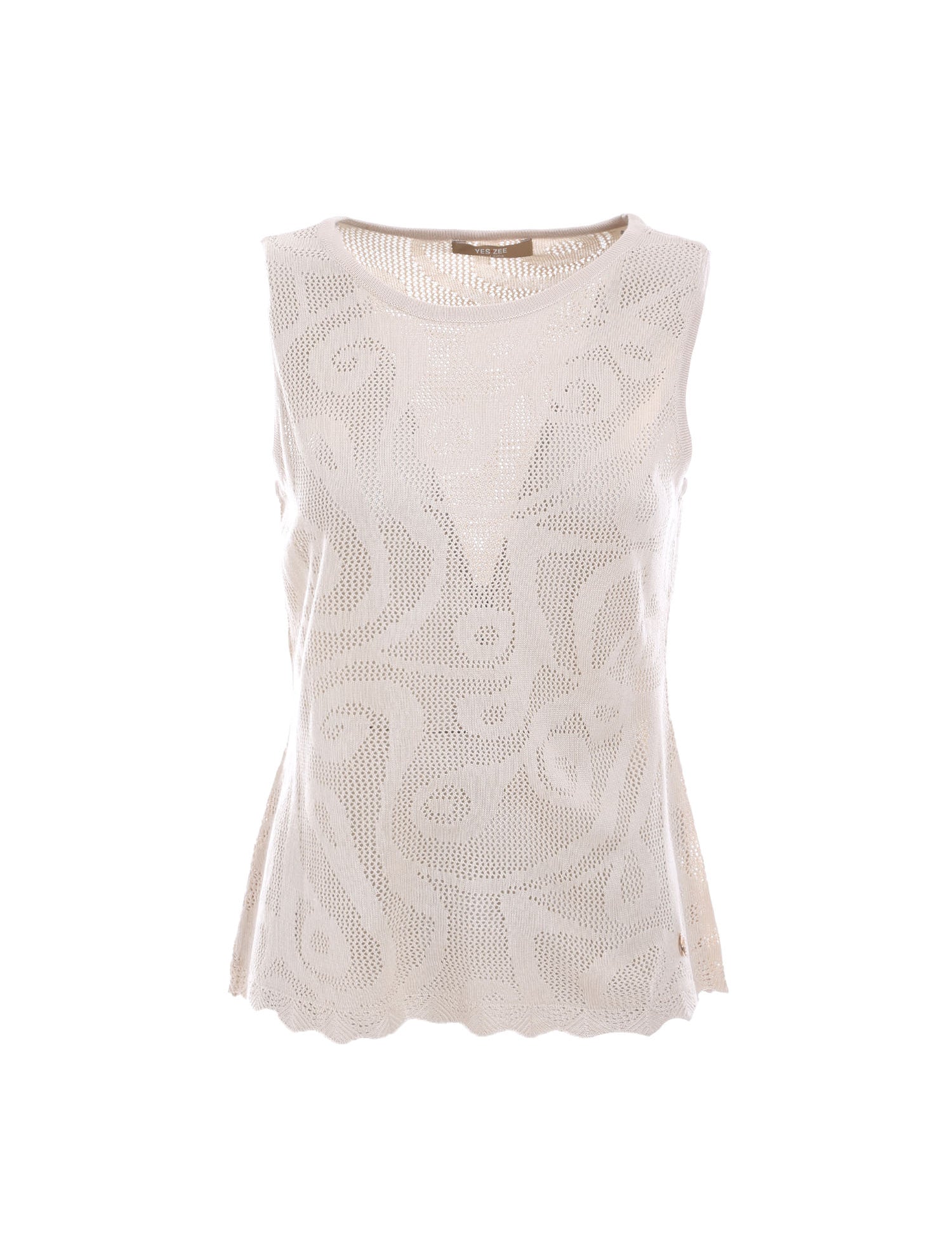 Top e canotte Beige Yes-zee