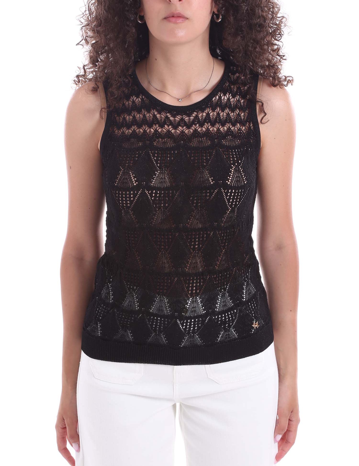 Top e canotte Nero Yes-zee