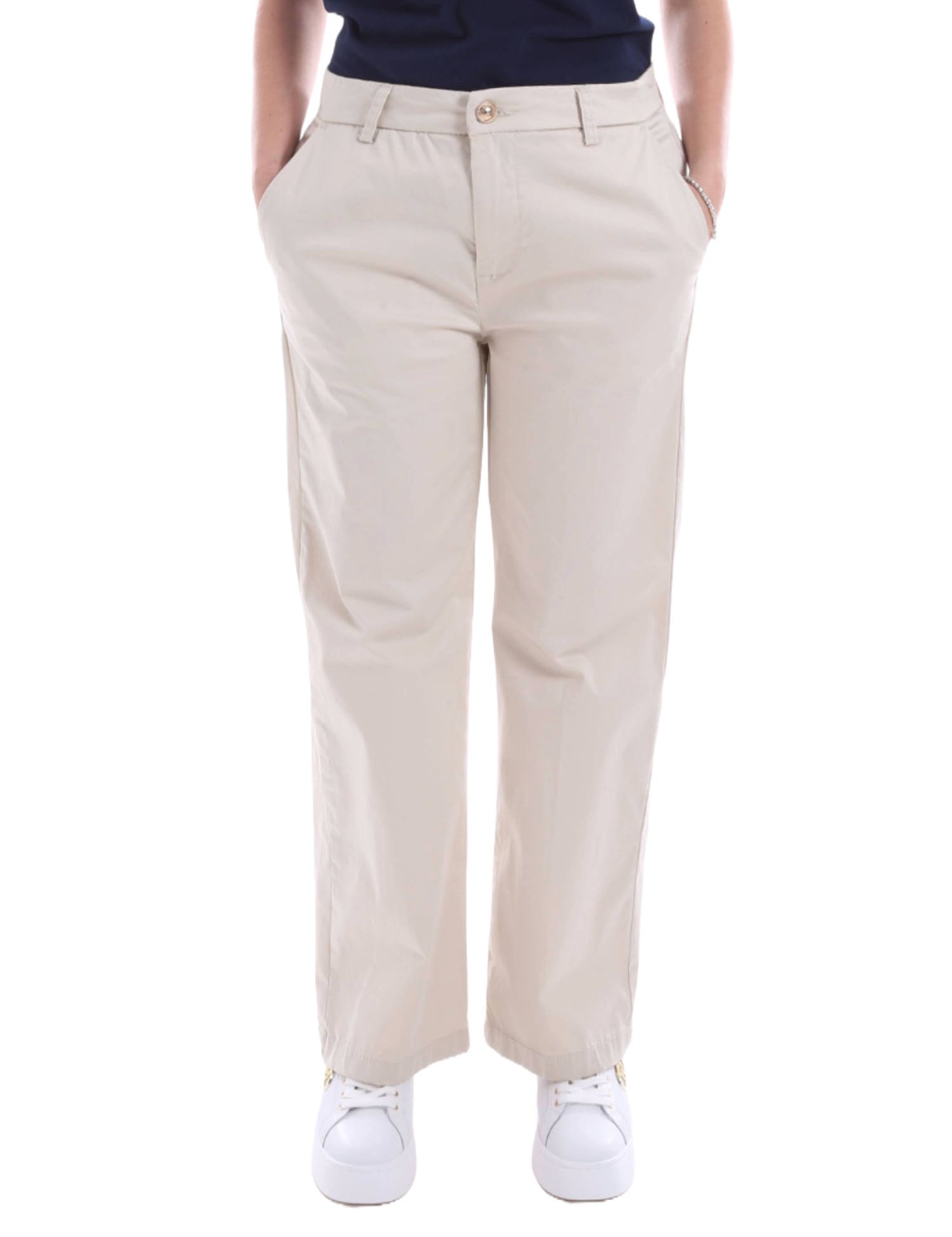 Pantaloni Beige Yes-zee