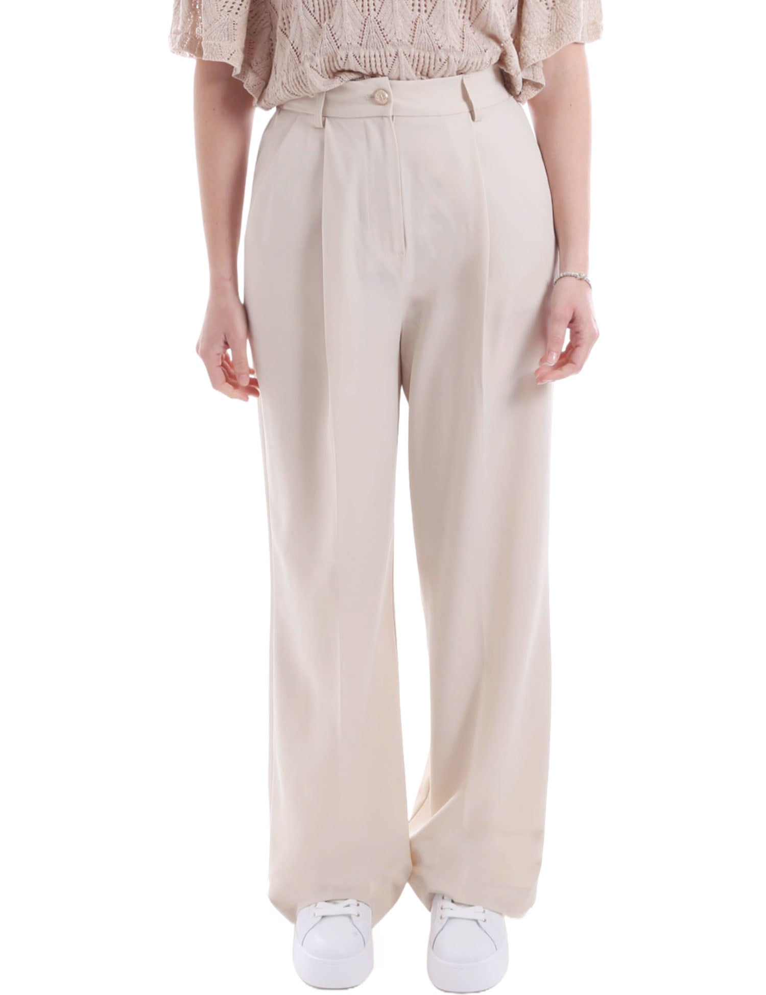 Pantaloni Beige Yes-zee