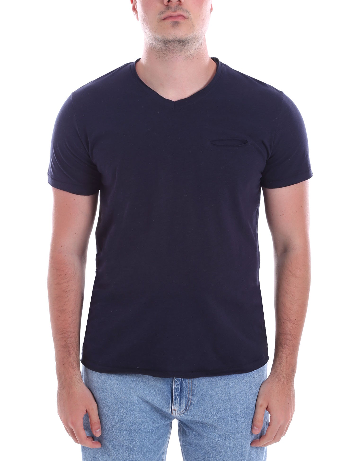 T-shirt Blu Scuro Yes-zee