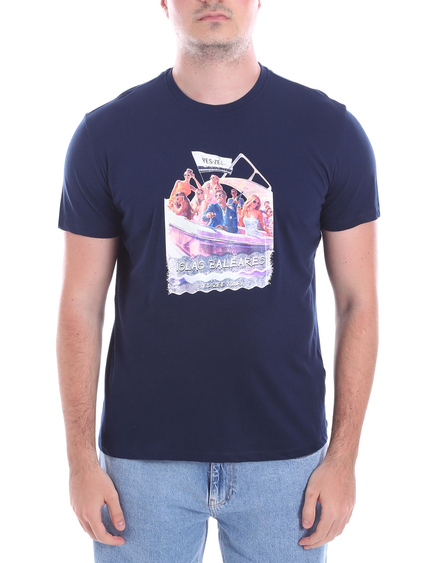 T-shirt Blu Yes-zee