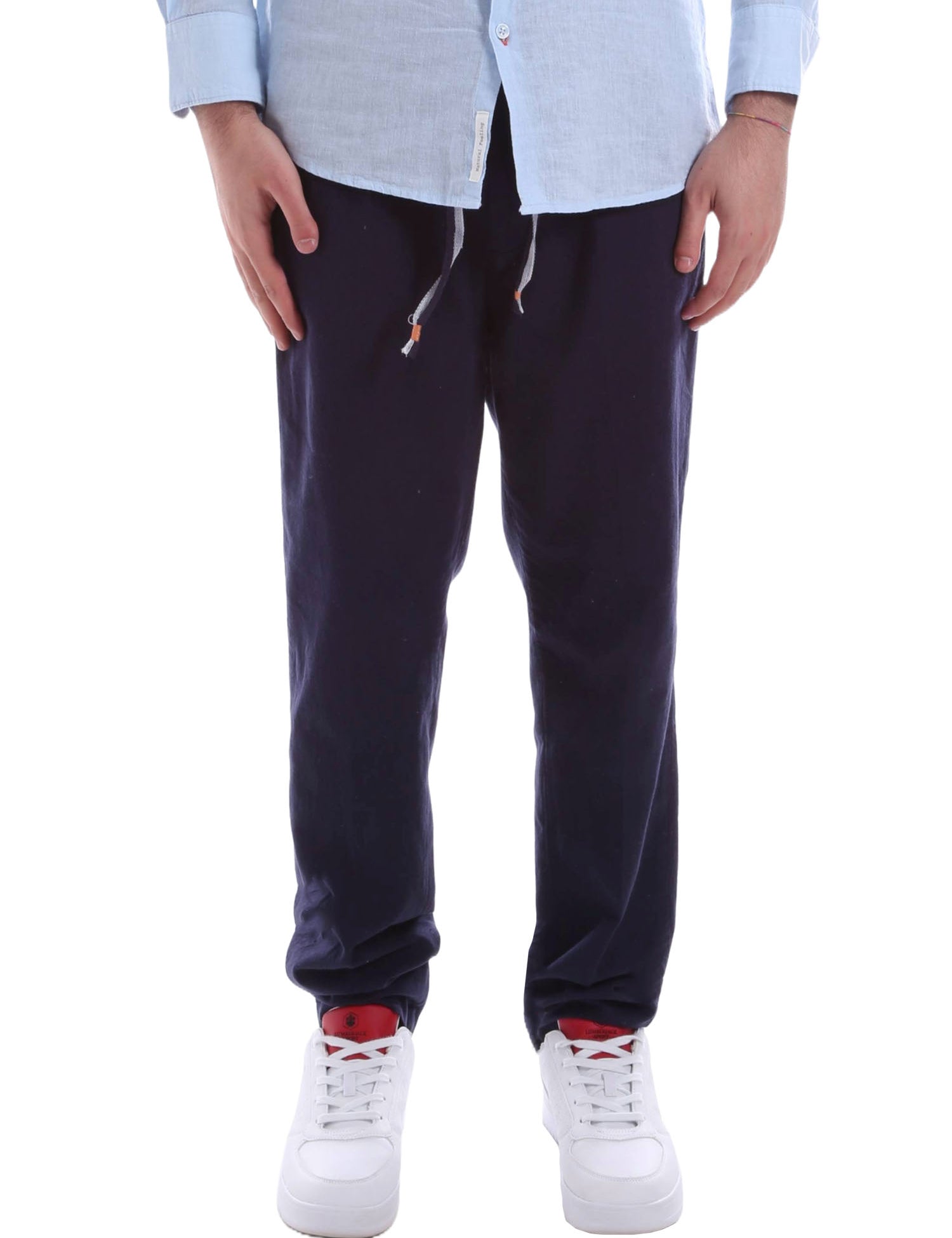 Pantaloni Blu Yes-zee