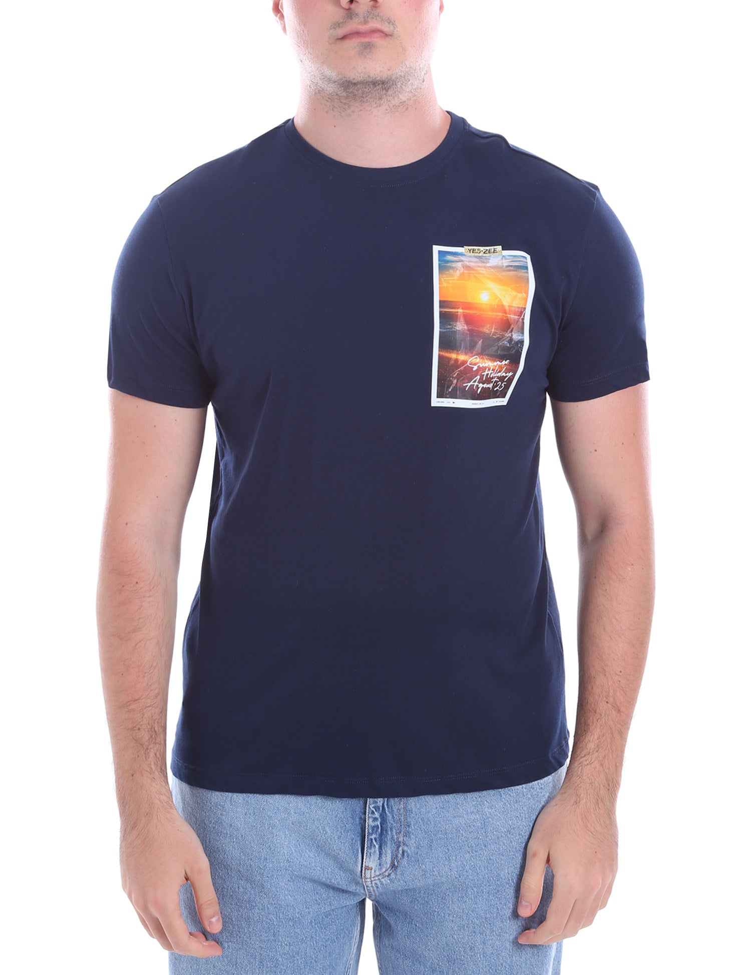 T-shirt Blu Yes-zee