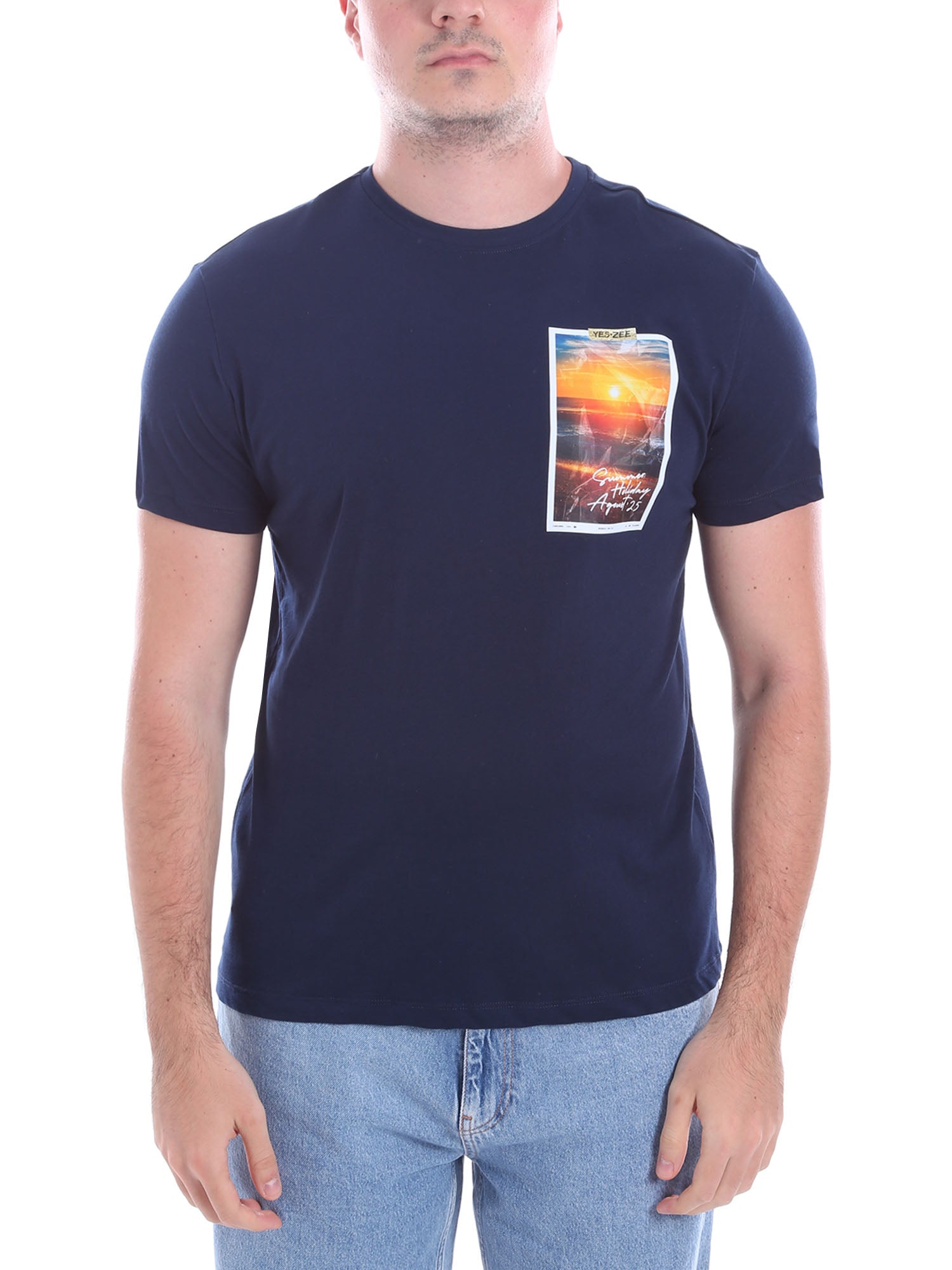 T-shirt Blu Yes-zee