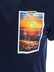 T-shirt Blu Yes-zee