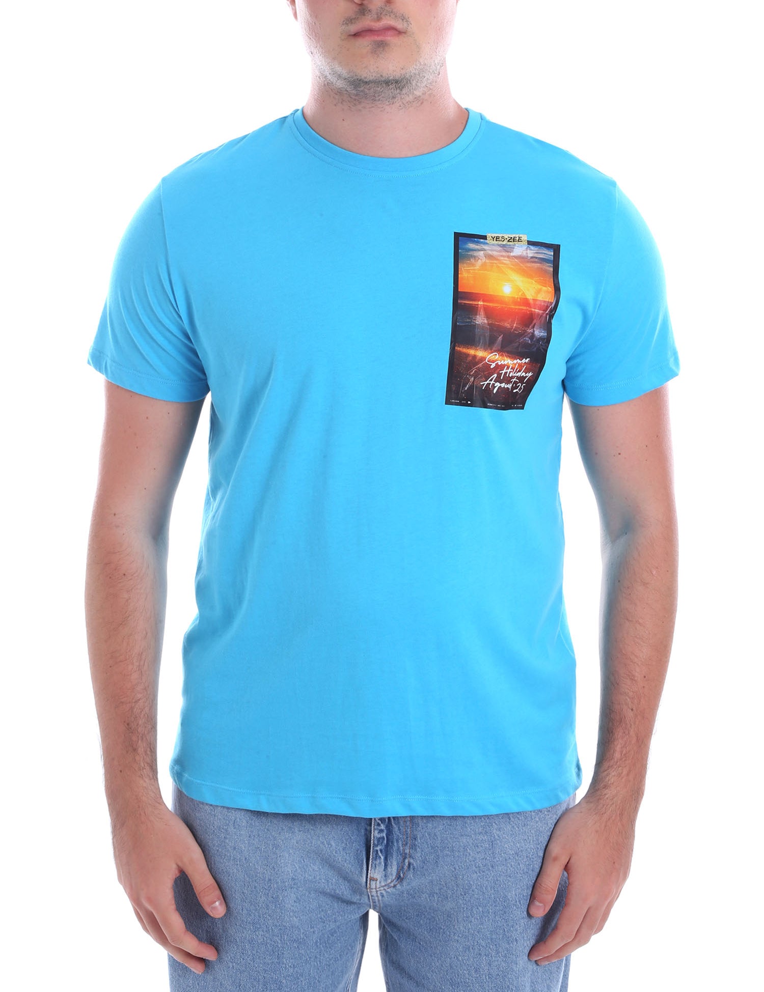 T-shirt Celeste Yes-zee