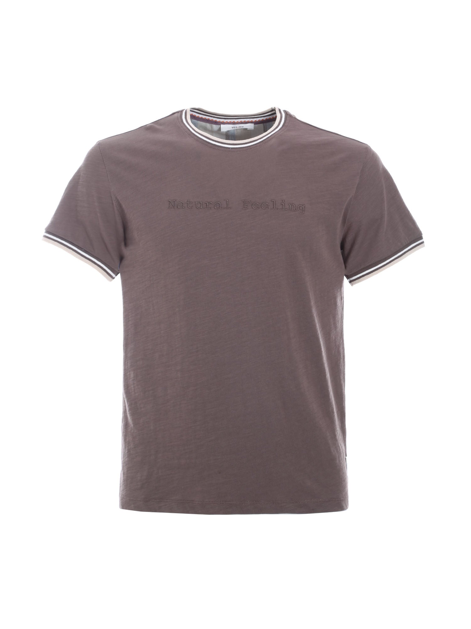 T-shirt Marrone Yes-zee
