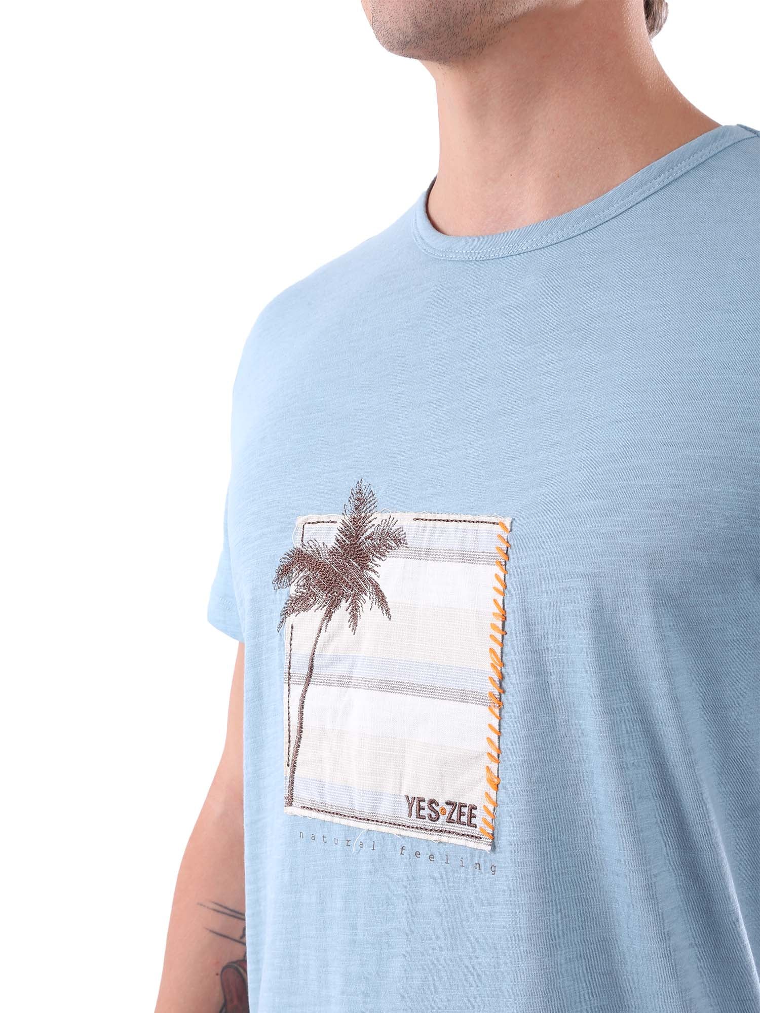 T-shirt Blu Yes-zee