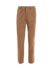 Pantaloni Marrone Borgoni Milano