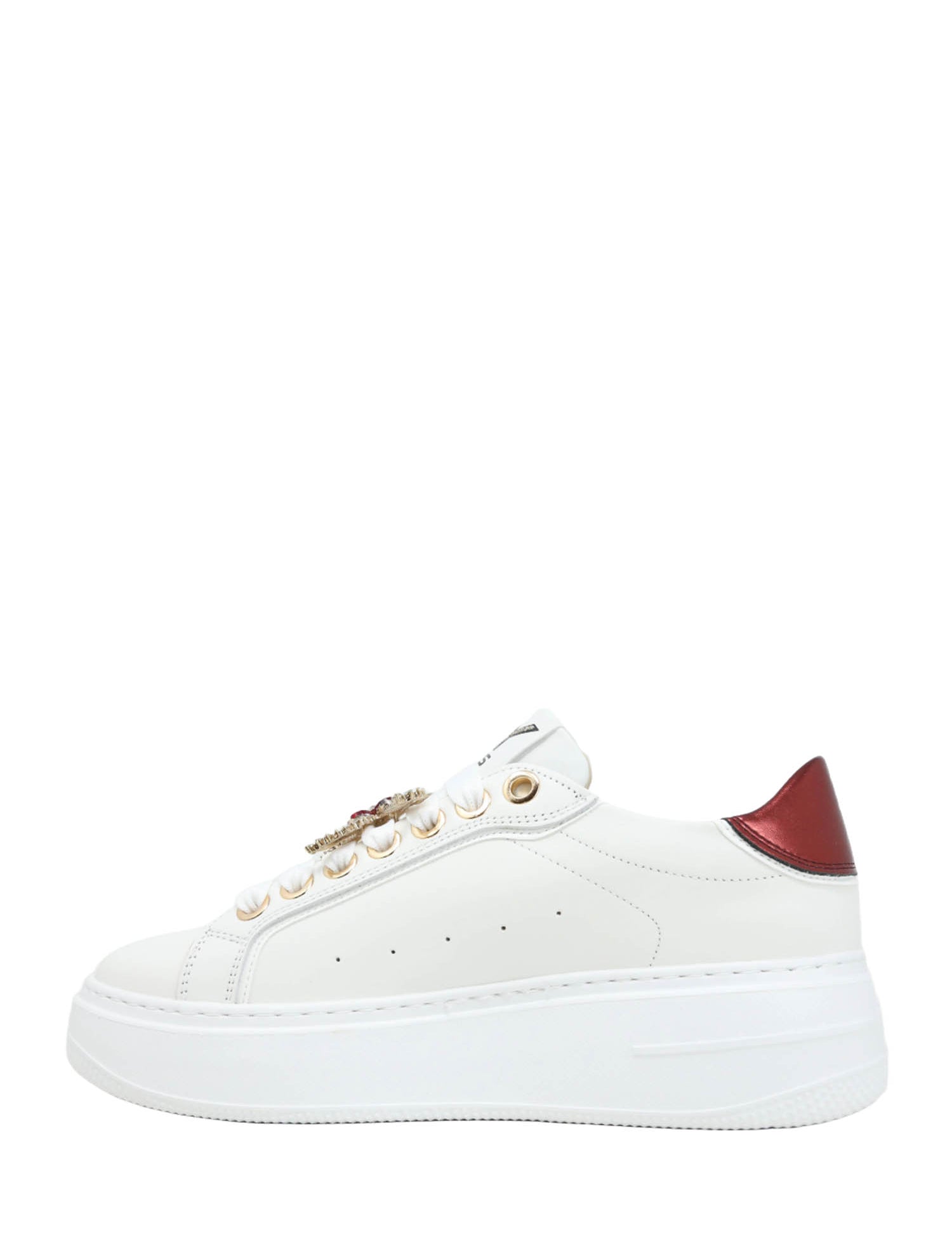 Sneakers Bianco Rosso Keys
