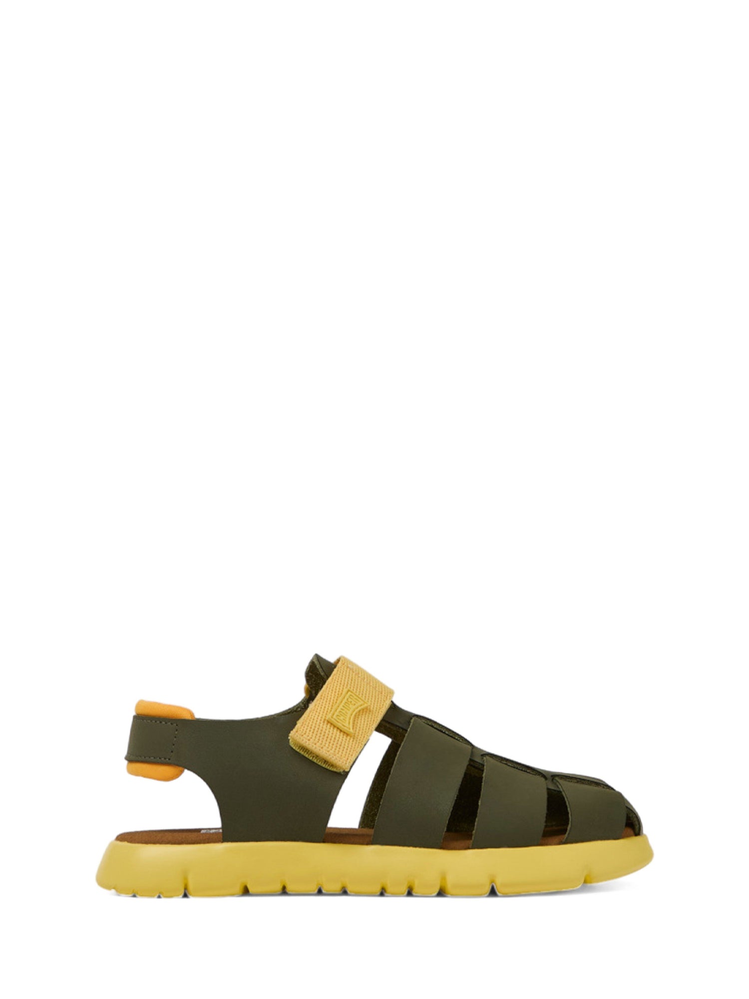 Sandali con strappi Verde Camper