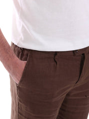 Pantaloni Marrone Sseinse