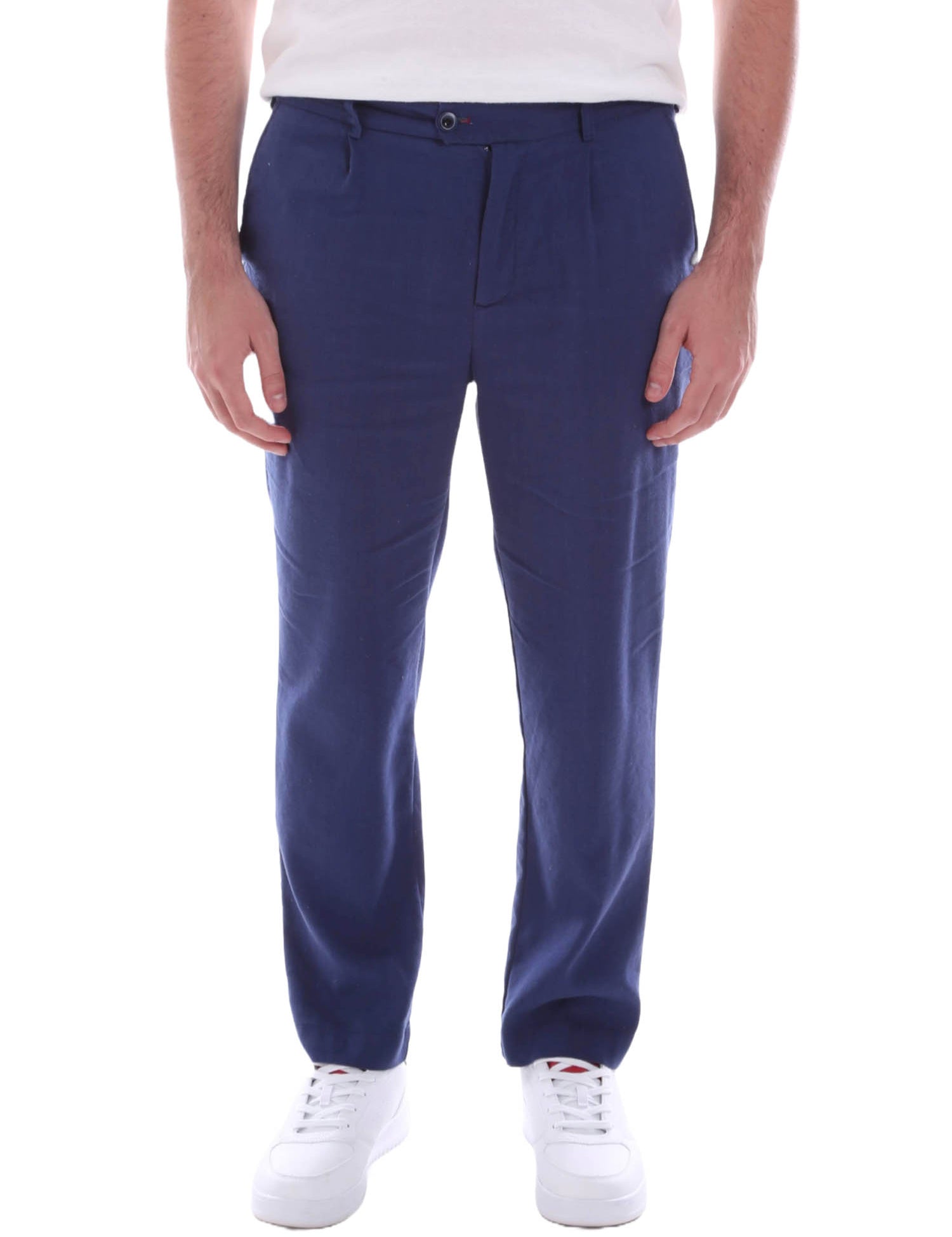 Pantaloni Blu Chiaro Sseinse