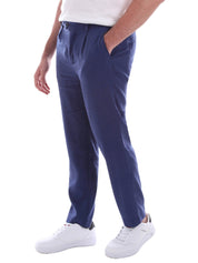 Pantaloni Blu Chiaro Sseinse