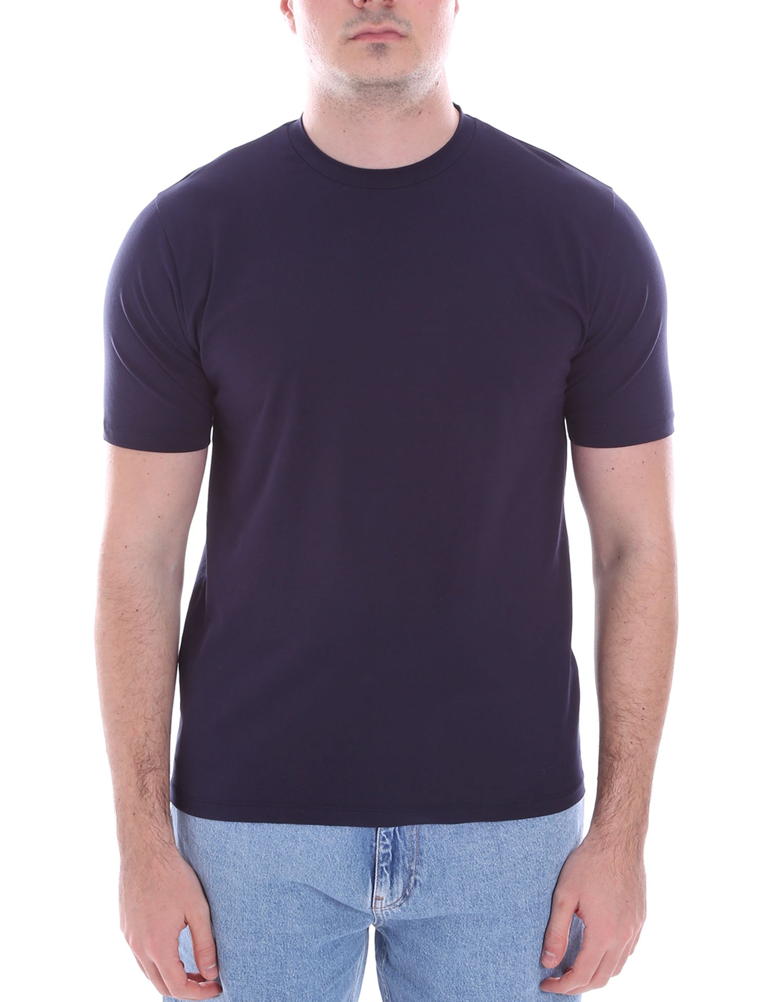 T-shirt Blu Scuro Sseinse