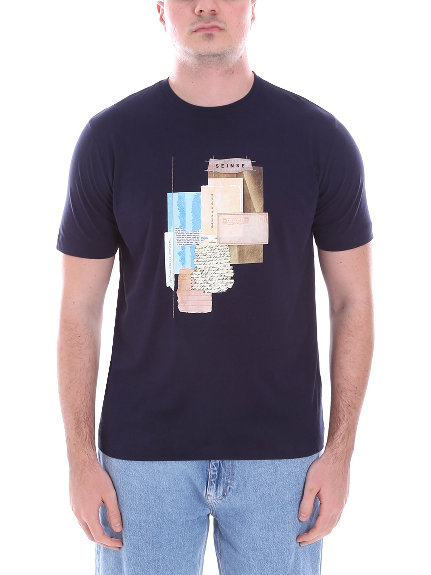 T-shirt Blu Sseinse