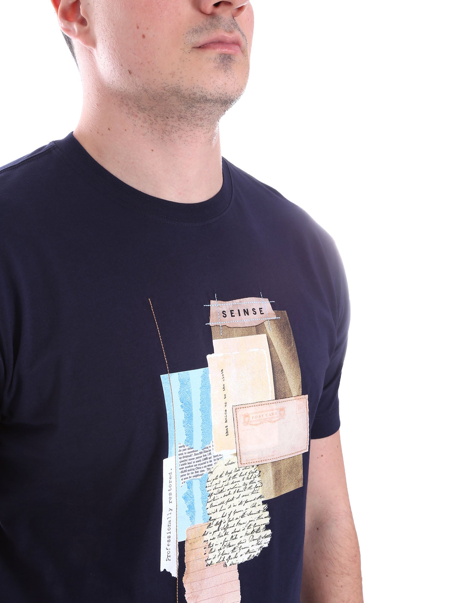T-shirt Blu Sseinse