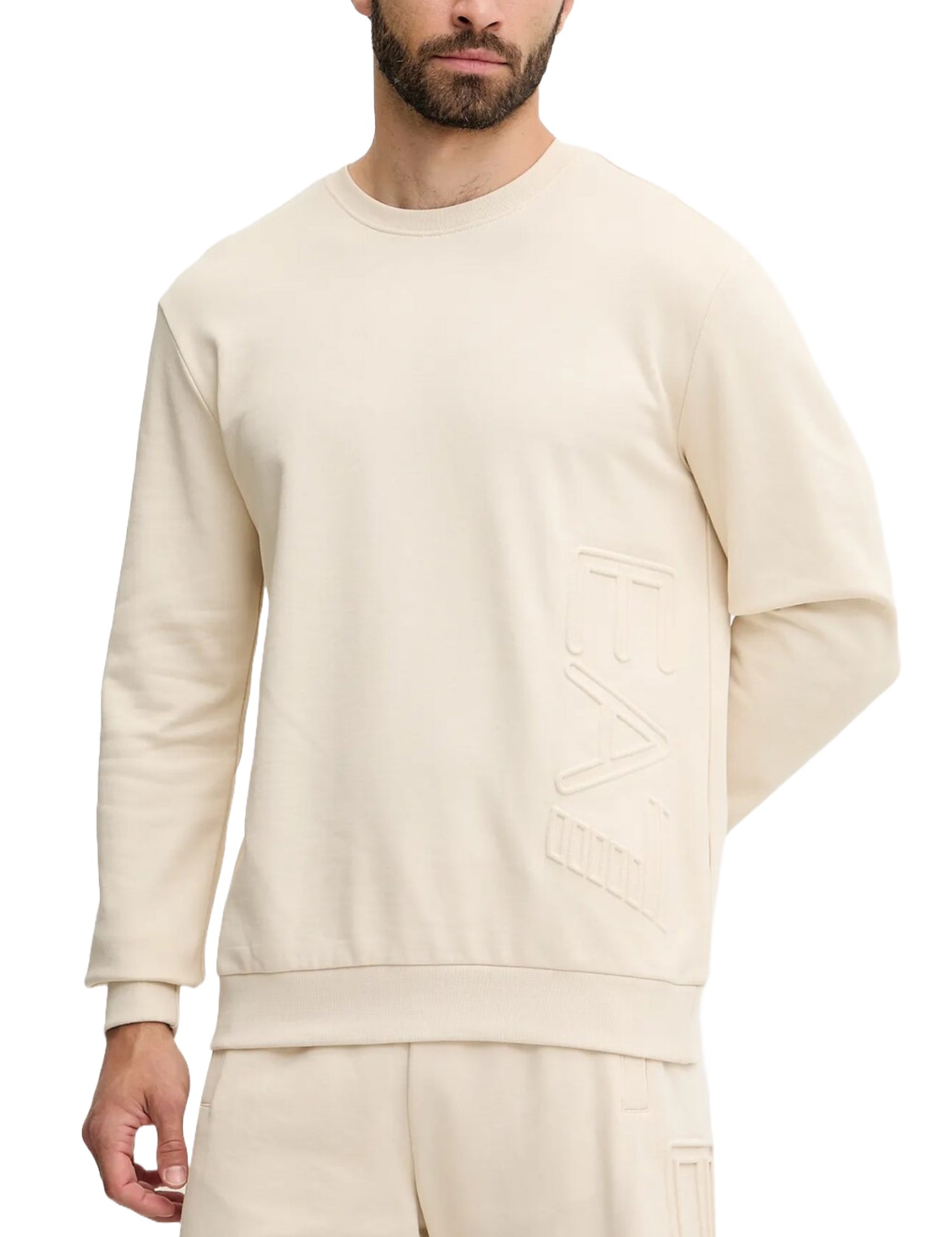 Felpe Beige Ea7 Emporio Armani