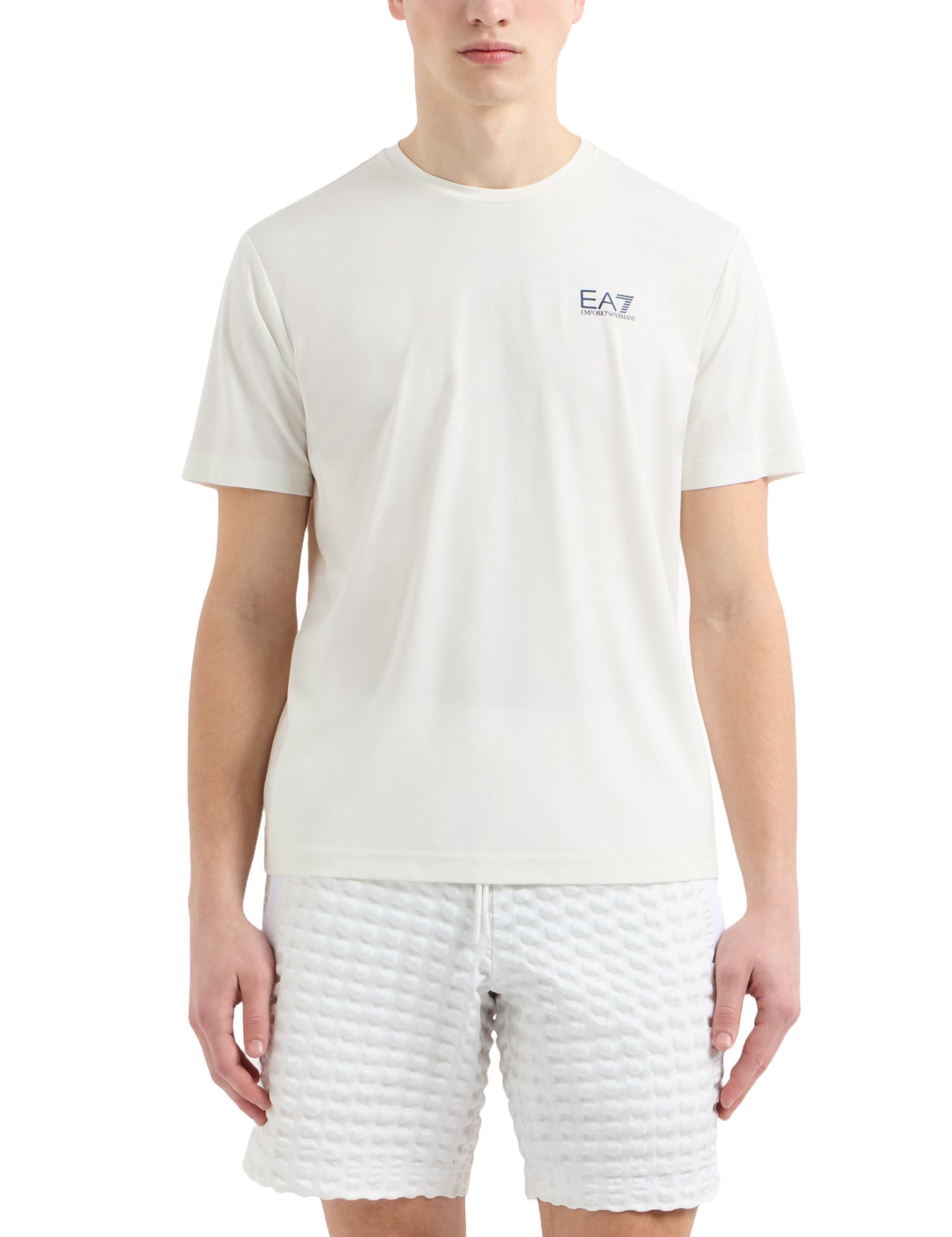 T-shirt Avorio Ea7 Emporio Armani