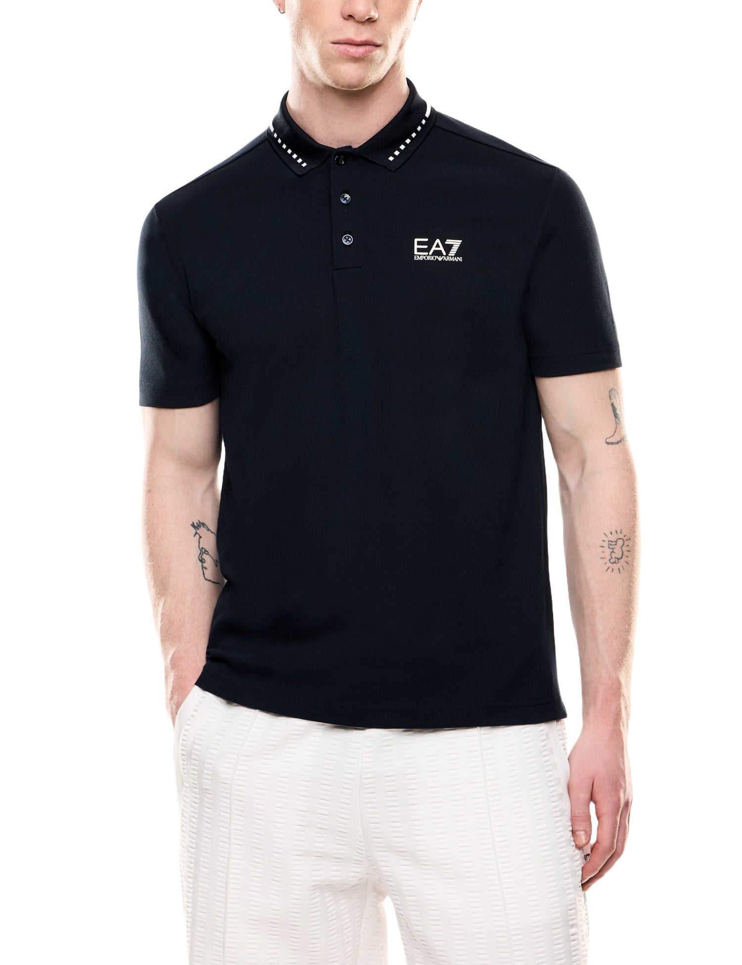 Polo Blu Scuro Ea7 Emporio Armani
