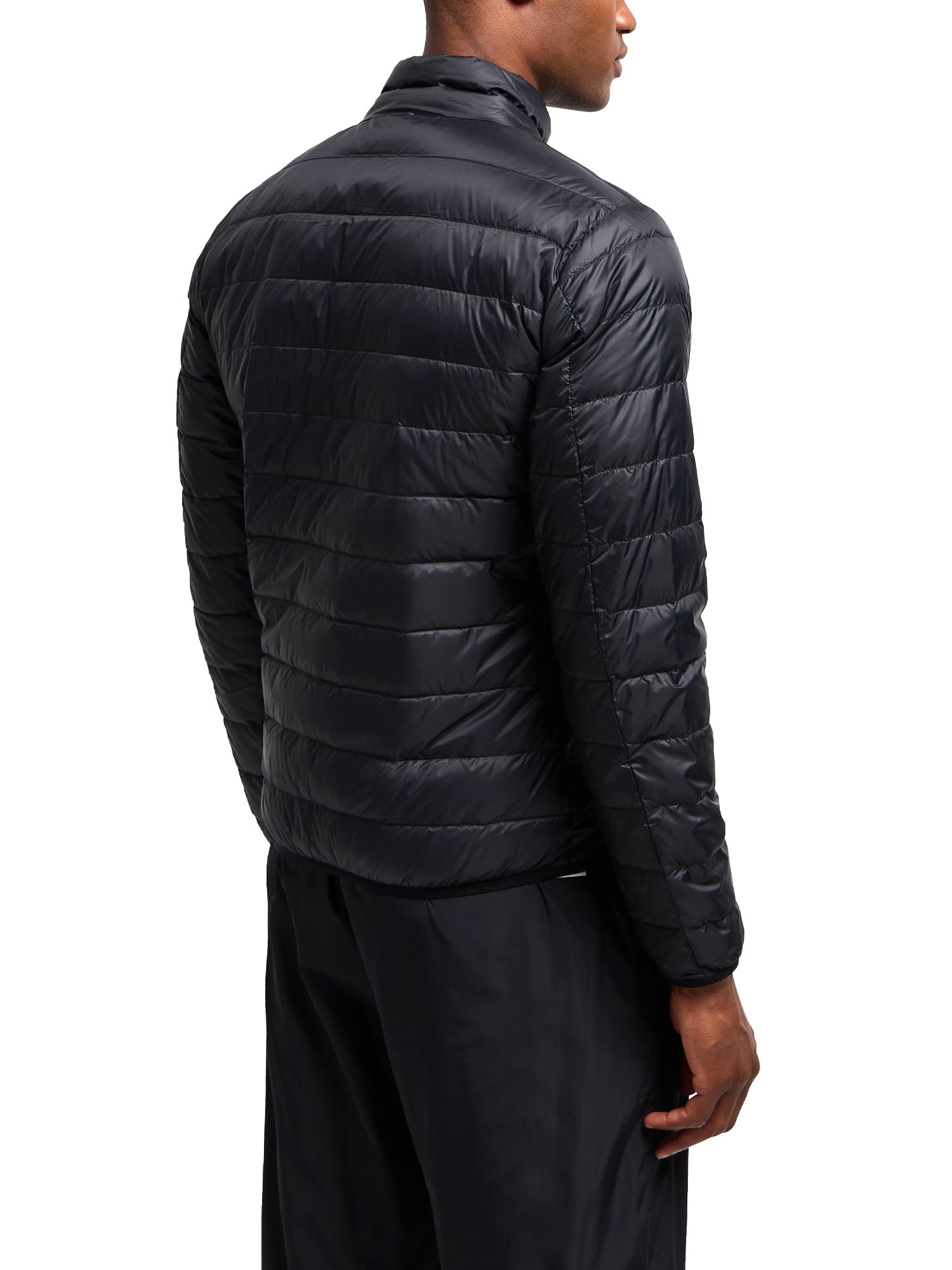 Piumini Nero Bianco Ea7 Emporio Armani