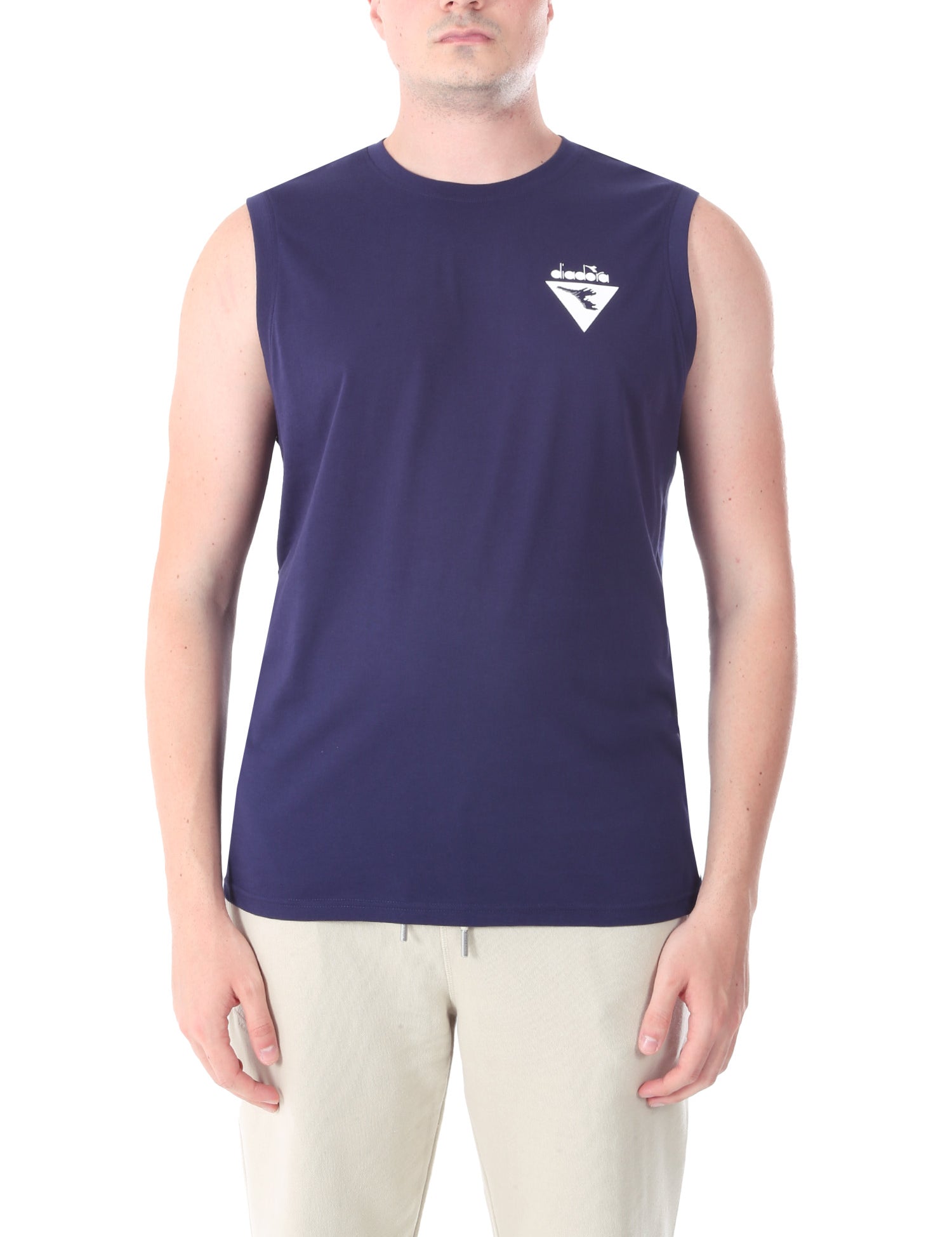 Top e canotte Blu Diadora