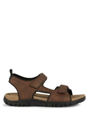 Sandali con strappi Marrone Geox