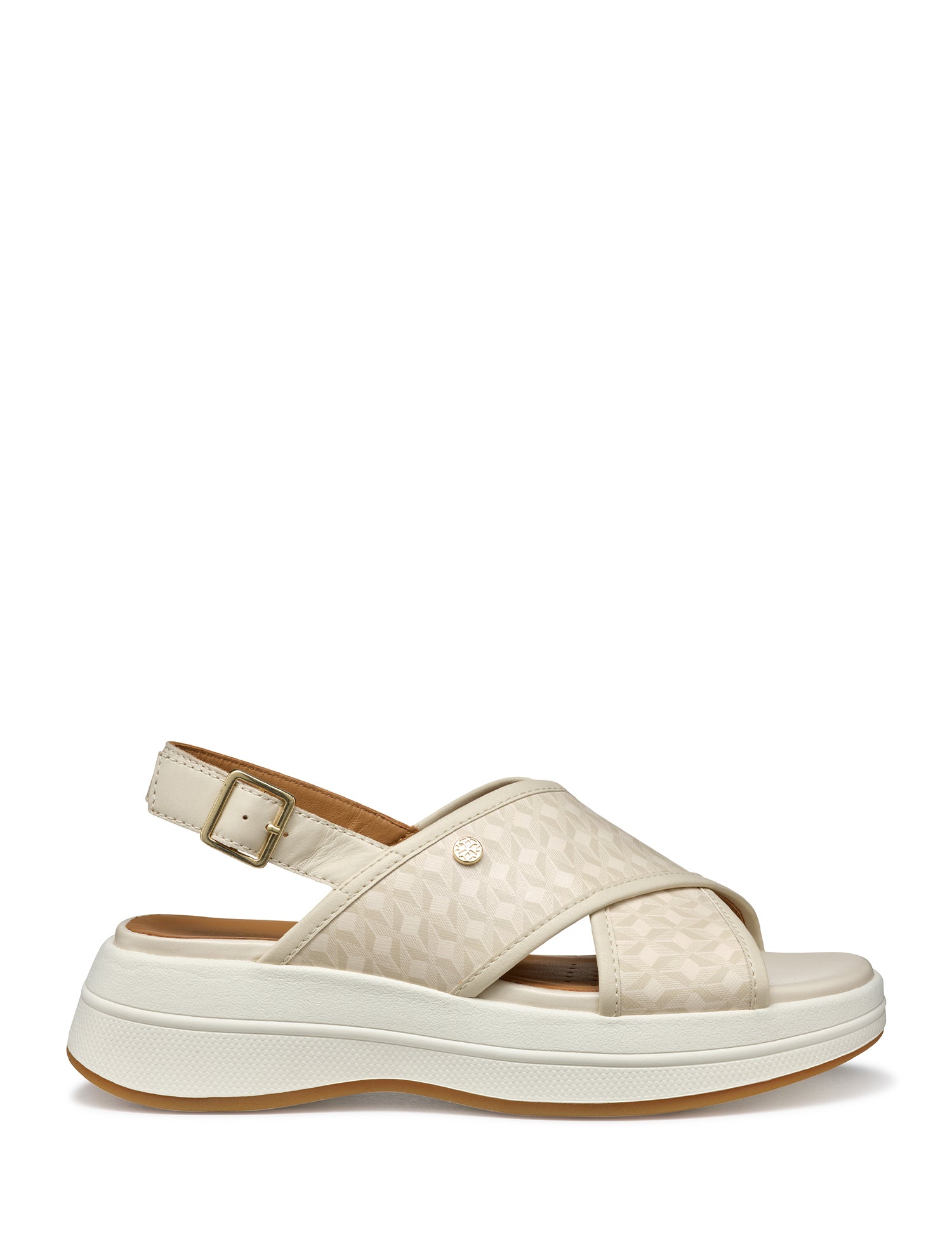 Sandali zeppa Beige Geox