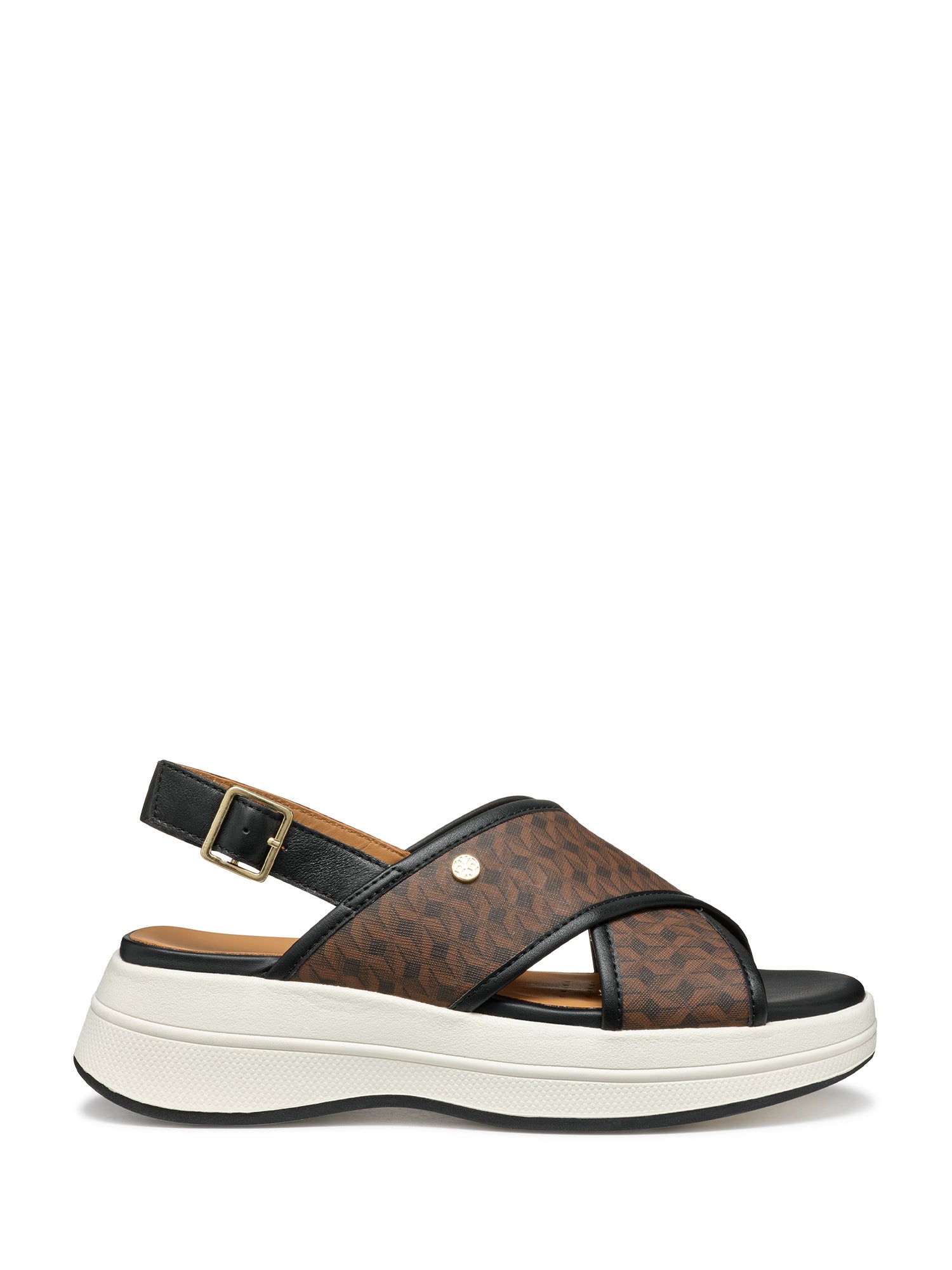Sandali zeppa Marrone Geox