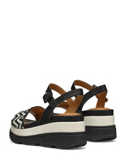 Sandali zeppa Nero Geox