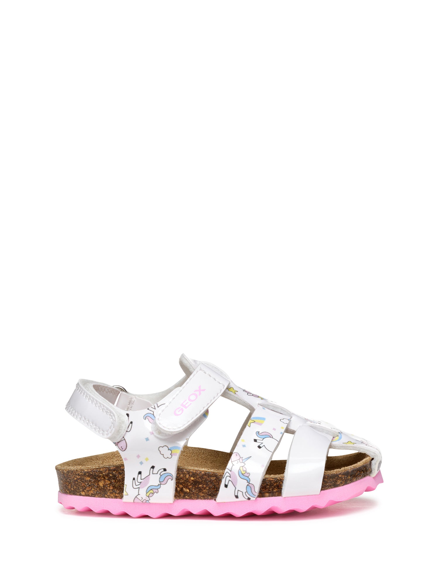 Sandali con strappi Bianco Geox