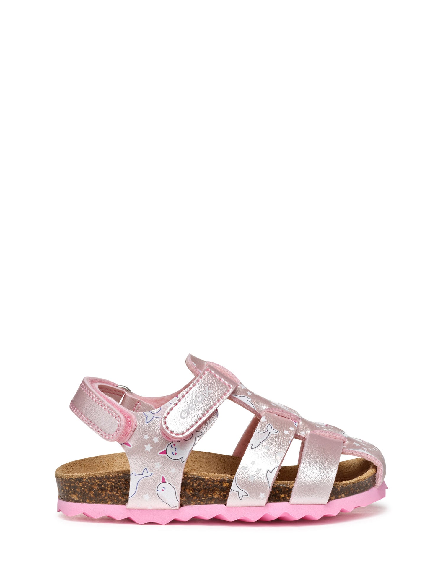 Sandali con strappi Rosa Geox