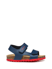 Sandali con strappi Blu Geox