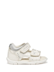 Sandali con strappi Bianco Geox