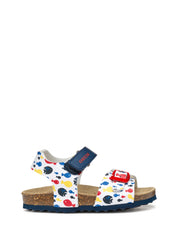 Sandali con strappi Bianco Geox